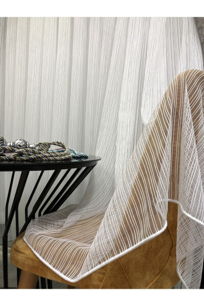 Dreamper Striped Tulle Curtain 1/3 (TIGHT) Pleat 3 - 15