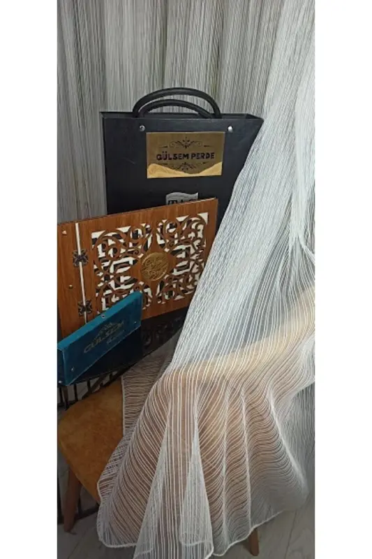 Dreamper Striped Tulle Curtain 1/3 (TIGHT) Pleat 3 - 6
