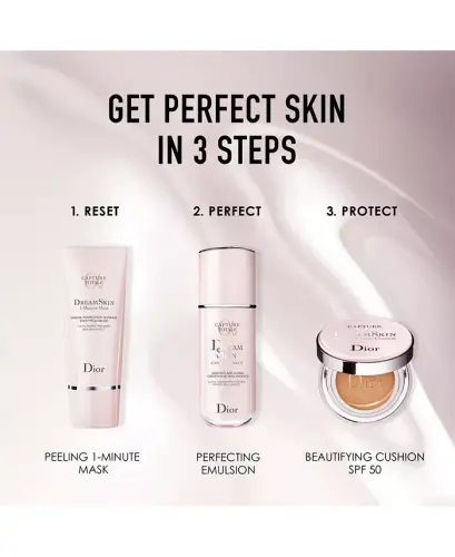 Capture Dreamskin - 1-Minute Mask - Youth-Perfecting Mask - New Skin Effect, 2.7-oz. - No Color - 4