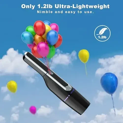 DRECELL Handheld Vacuum Cordless, Car Vacuum with Brushless Motor & 14000Pa Suction, 1.2lbs Lightweight, LED Light, Slim Mini Vacuum Cleaner for Car Home Pet - 2