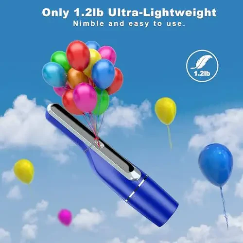 DRECELL Handheld Vacuum Cordless, Car Vacuum with Brushless Motor & 14000Pa Suction, 1.2lbs Lightweight, LED Light, Portable Slim Mini Vacuum Cleaner for Car Home Pet - 2