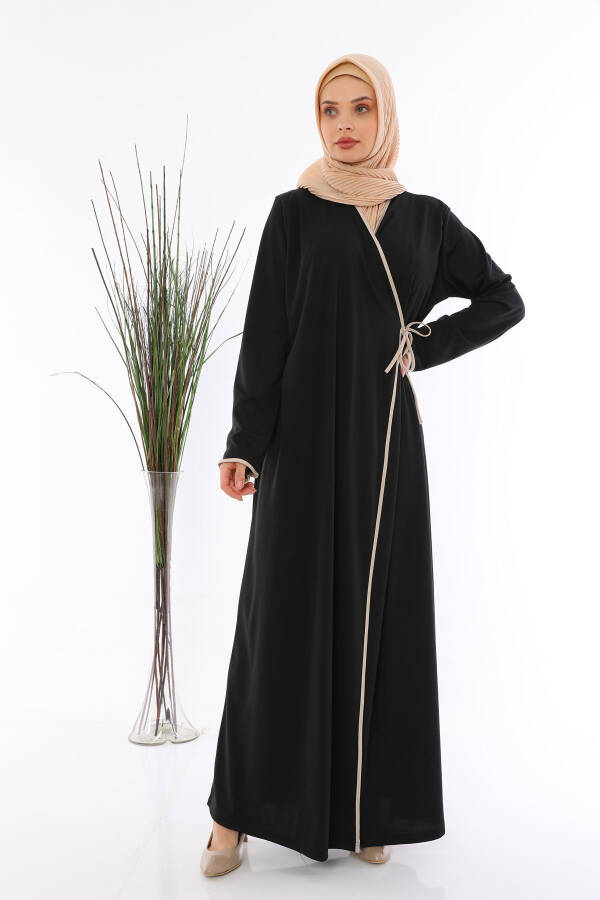 Dress Prayer Inside and Outside Knot Black Color - 1