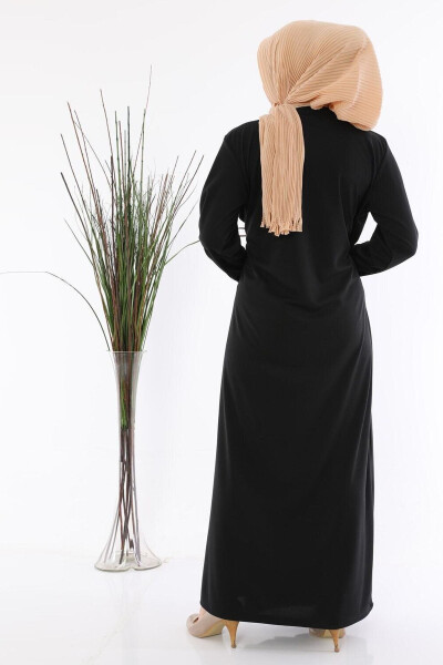 Dress Prayer Inside and Outside Knot Black Color - 2