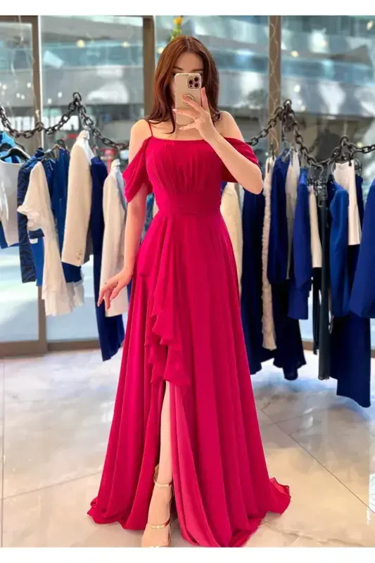 Dress Red-Fuchsia - 2