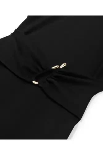 Dress with metal accessories - 4