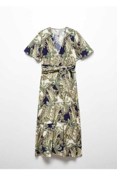 Dress with Patterned Bows - 3