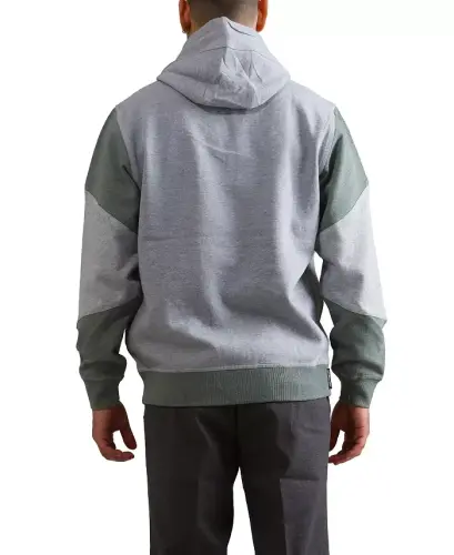 Drew Colorblock Hooded Sweatshirt for Men - Ash - 3