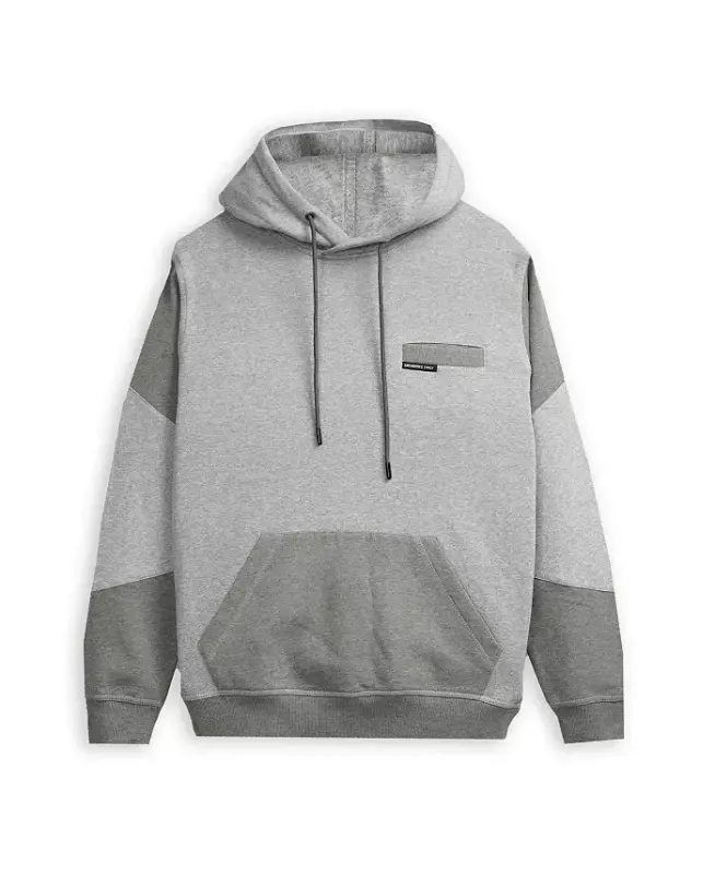 Drew Colorblock Hooded Sweatshirt for Men - Ash - 4