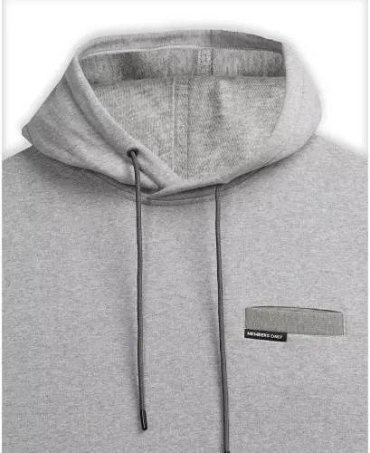 Drew Colorblock Hooded Sweatshirt for Men - Ash - 5