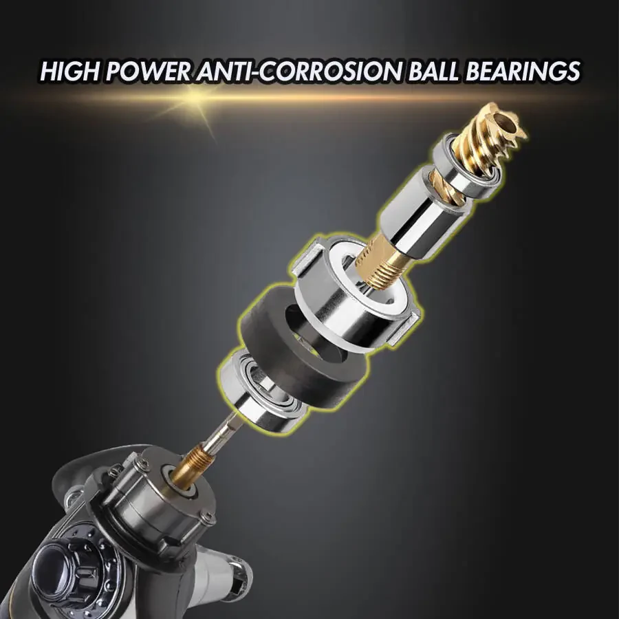 Dr.Fish Hercules-II Baitfeeder Spinning Reel 4000 Spare Spool Max 29Lb Carbon Fiber Drag Saltwater Freshwater Fishing Reel Live Liner Front Rear Drag- - 7