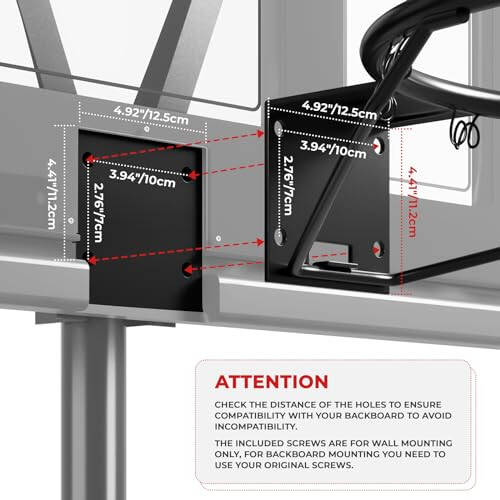 Dripex Solid Basketball Rim 18