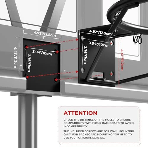 Dripex Solid Basketball Rim 18