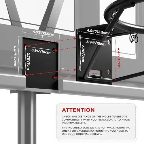 Dripex Solid Basketball Rim 18
