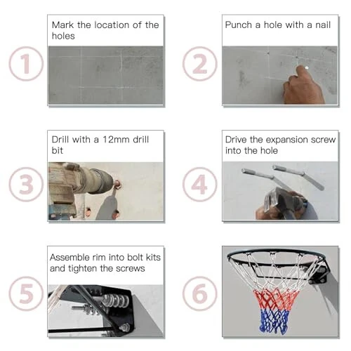Dripex Solid Basketball Rim 18