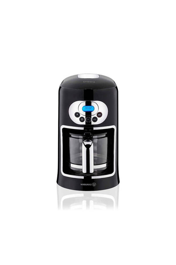 Drippa LCD Black Filter Coffee Maker - 1
