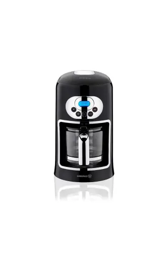 Drippa LCD Black Filter Coffee Maker - 1