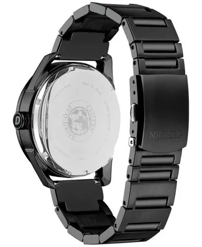 Drive from Citizen Eco-Drive Men's Black Stainless Steel Bracelet Watch 42mm-Black - 3