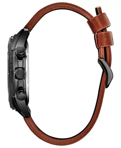 Drive From Citizen Eco-Drive Men's LTR Brown Leather Strap Watch 45mm-Brown - CITIZEN (1)