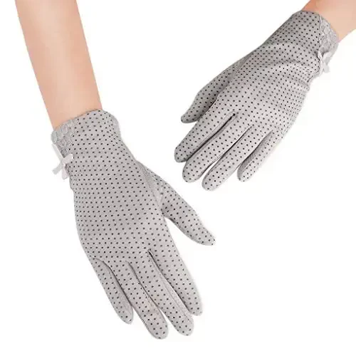 Driving Gloves for Men Women Cotton Non Slip Touchscreen UV Sun Protection Gloves for Cycling Motorcycle Camping - MODAZONE