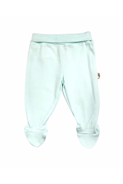 Drop Crotch Pants Slipper Knit Mint - 1