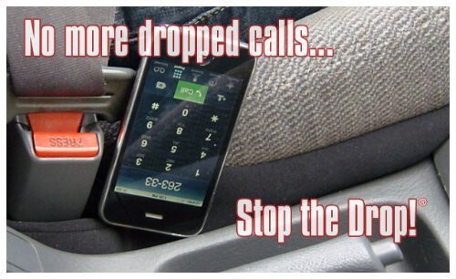 Drop Stop - Asl Patentlangan Avtomobil O'rindiq Bo'shlig'ini To'ldirgich (Shark Tank-da Ko'rilganidek) - O'rindiqlar Oralig'idagi Konsol Tartibga Solgich, 2 ta To'plam va Sirpanmaydigan Pad va Yorug'lik - 6