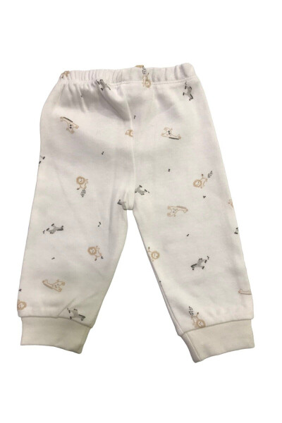 Droplet Pants Cotton Ecru Lion - 4