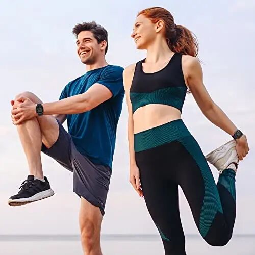 Dr.Sept 2 Pack водонепроницаемые ремешки, совместимые с Fitbit Versa 2 для женщин и мужчин, классические мягкие спортивные сменные браслеты для Fitbit Versa 2/Versa Lite/Versa SE (черный/темно-синий, большой 7.1''-8.7'') - 4