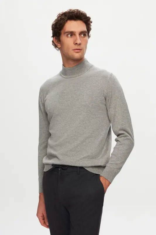 Ds Damat Slim Fit Antrasit Beli Lastikli İpli Fermuarlı Likralı Rahat Jogger Pantolon - Antrasit - 4