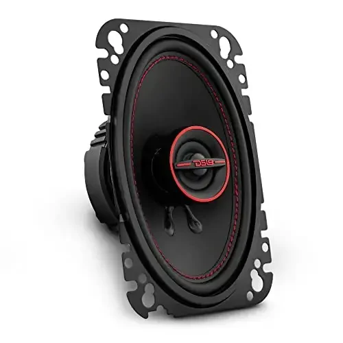 DS18 G4.6Xi GEN-X 4x6 2-Way Coaxial Speakers 135 Watts Max Power 45 Watts RMS 4-OModazone Mylar Dome Tweeters with Neodymium Magnet - Clarity Unparalled by Other Speakers in Their Class - 2 Speakers - 6