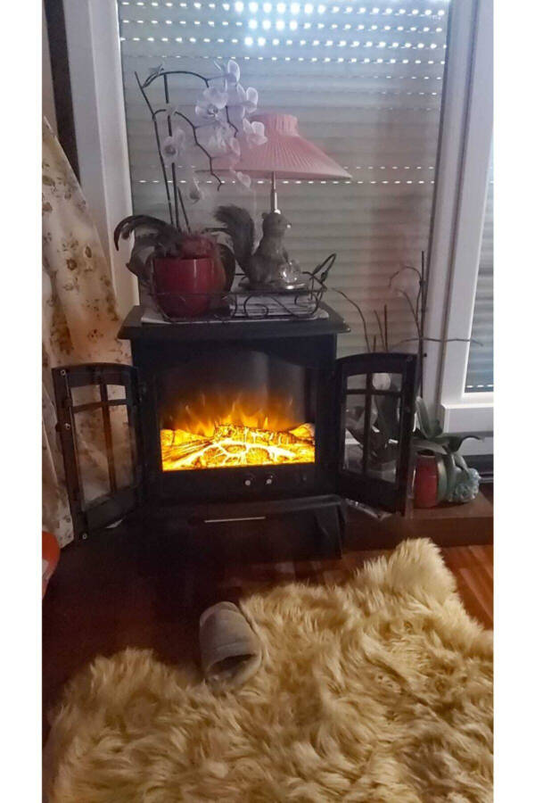 Dsf25 Oyoqqa O'rnatilgan Dekorativ Elektr Kamin - 10