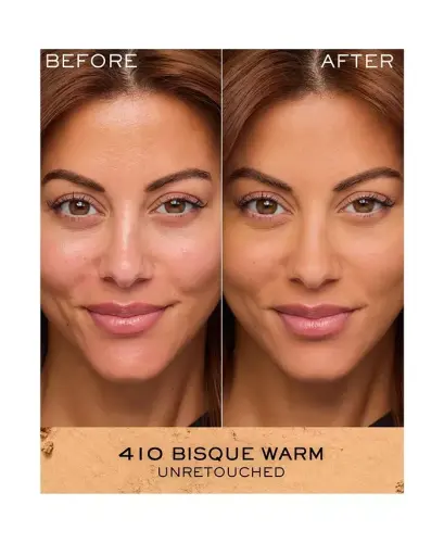 Dual Finish Multi-Tasking Powder Foundation Oil-free Face Powder - 410 BISQUE (W) - 3