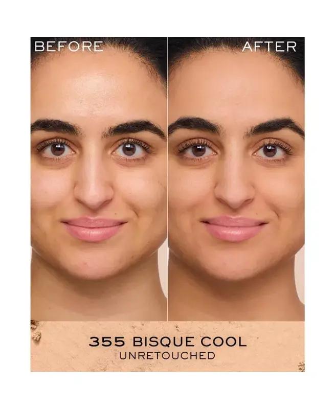 Dual Finish Multi-Tasking Powder Foundation Oil-free Face Powder-355 BISQUE (C) - 5