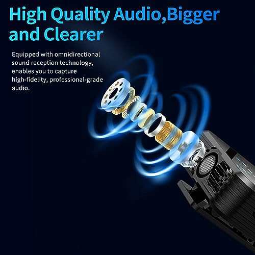 Dual Mini Wireless Microphone USB C & Lightning for iPhone, Android Phone,Laptop,Noise Canceling Tiny Lavalier Microphone for Video Recording,TikTok,Plug-Play Lav Clip Mic.(10-Hr Battery Life) - 8