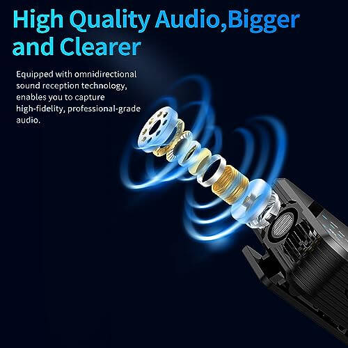 Dual Mini Wireless Microphone USB C & Lightning for iPhone, Android Phone,Laptop,Noise Canceling Tiny Lavalier Microphone for Video Recording,TikTok,Plug-Play Lav Clip Mic.(10-Hr Battery Life) - 8