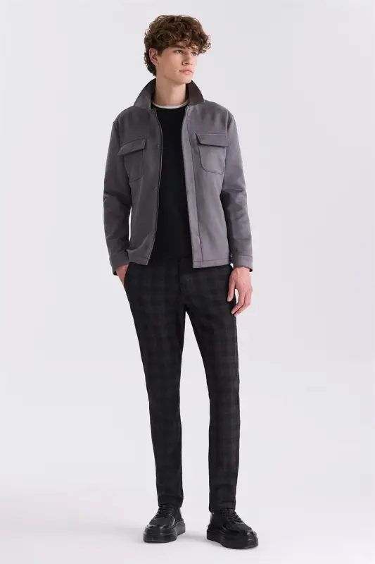 Dud Omborli qulay moslashtiradigan belbog'li yengil kurtka - 2