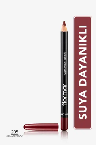 Dudak Kalemi - Waterproof Lipliner 205 Elegant Bordeaux 8690604111053-205 ELEGANT BORDEAUX - 1