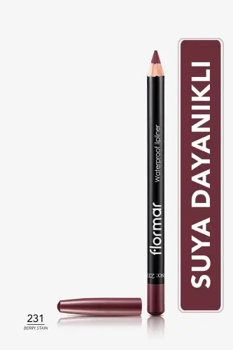 Dudak Kalemi - Waterproof Lipliner 231 Berry Stain 8690604111312-231 BERRY STAIN 