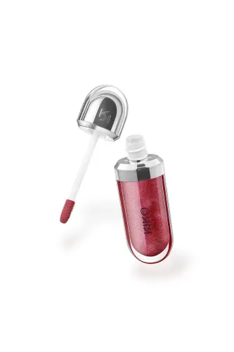 Dudak Parlatıcısı - 3D Hydra Lip Gloss - 16 Iridescent Ruby - Besleyici ve Nemlendirici - 16 Iridescent Ruby - 6