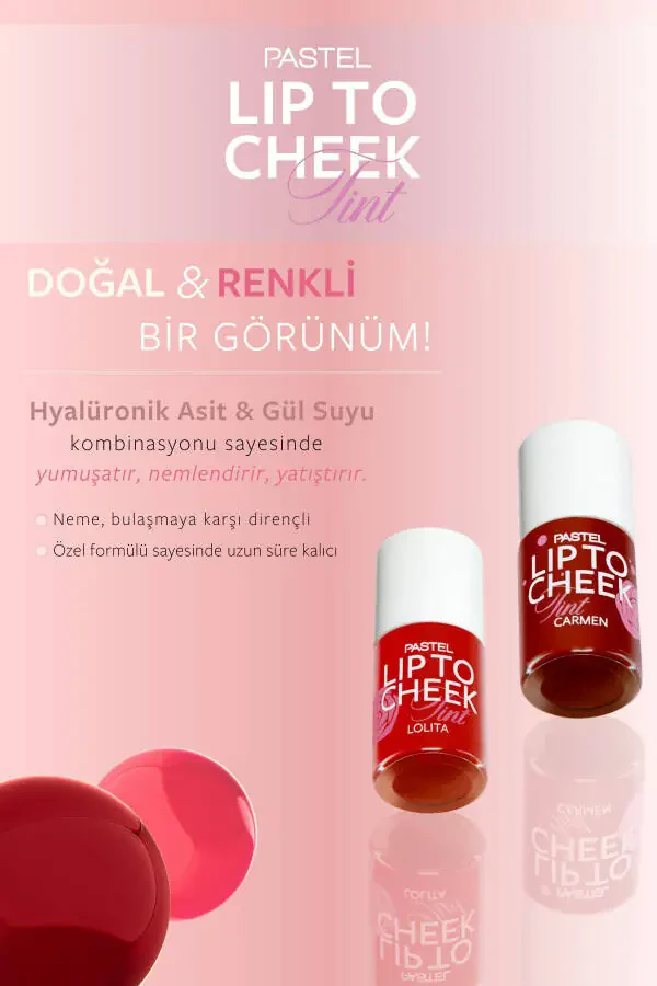 Lip To Cheek Tint Lolita Ruj Ve Allık-Kırmızı - 6