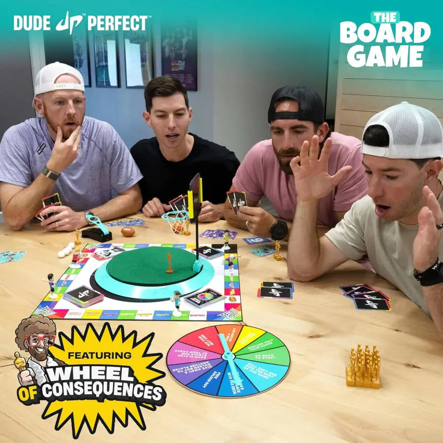 Dude Perfect The Board Game, for Kids Who Love Sports and Competitive Challenges, Perfect for Family and Friend Game Night, 2-5 Players, Ages 4+ - 6