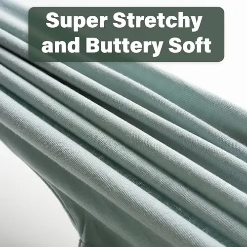 Knotted Gown Baby Newborn Hospital Outfit, Modal Infant Sleeper Gowns with Mittens, Bow and Hat Set, Nightgowns 0-3 Months - 3