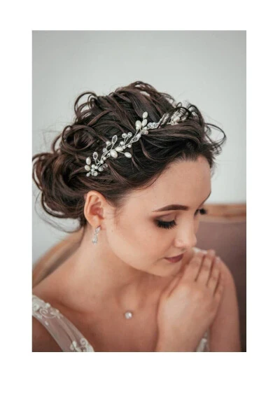 Düğün Aksesuar,gelin Başı Tacı,gelin Tacı,kına Tacı,nikah Tacı - Modazone