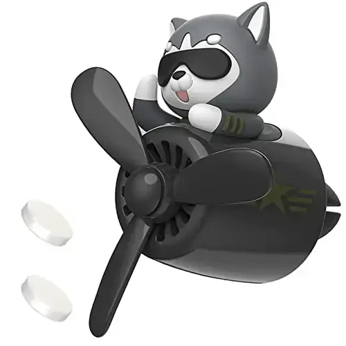 DUHKHAS 8 Packs Car Air Fresheners Solid Fragrance Replacement Pads, Propeller Air Outlet Vent Fresheners Refill, Suitable for Automotive Interior Decoration (8 Packs) - DUHKHAS