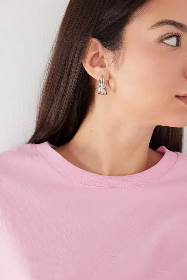 Dumaloq yoqa Oddiy T-shirt P1002-E8 - 3