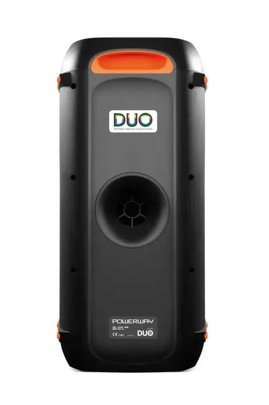 DUO XL Ташувчи микрофонли 20x2 W Караоке Овоз ёзиш Bluetooth Карнай LED ёритгичли - 2