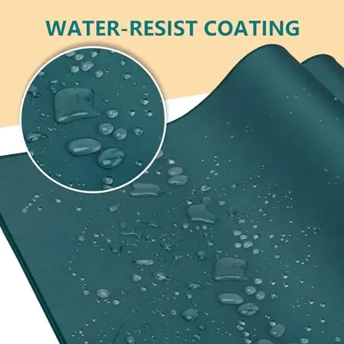 Durable tikilgan qirralari, sirpanmaydigan rezina taglikli kengaytirilgan suv oʻtkazmaydigan yashil sichqoncha, stol usti gilami, klaviatura sichqonchasi sichqonchasi bilan bosh aylantiruvchi balonli katta oʻyin sichqonchasi (31,50