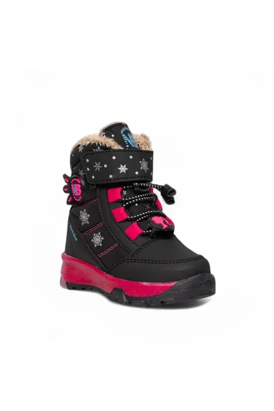Durable, Waterproof, Orthopedic, Velcro, Lighted Kids Snow Boots - 2
