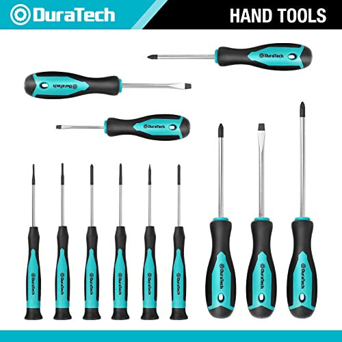 DURATECH 269-Piece Socket Wrench and Home Repair Hand Tool Kit - Daily Use Mechanics Hand Tool Kit with Wide Open Mouth Tool Bag - 3