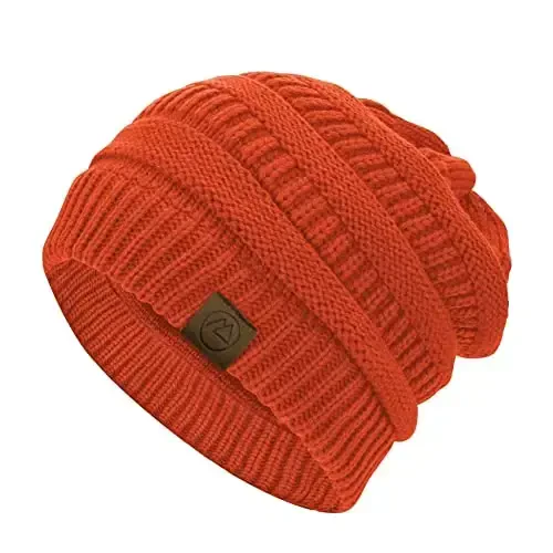 Durio Beanie Hats for Women - Slouchy Beanies Unisex Warm Winter Caps Soft Breathable & Cozy Stretchy Knitted Cuffed Cap - 1