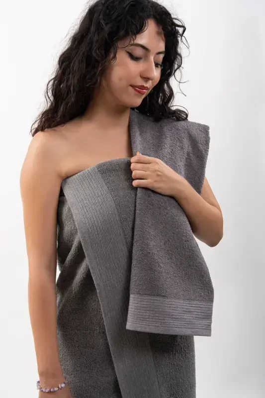 Duru 2-Piece Bathroom Towel Set | Towel | Towel Set - 1